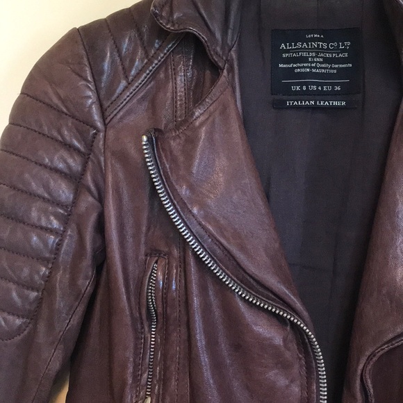 Rare ⚡️ ALL SAINTS MoTorcycle jacket. - Picture 5 of 6
